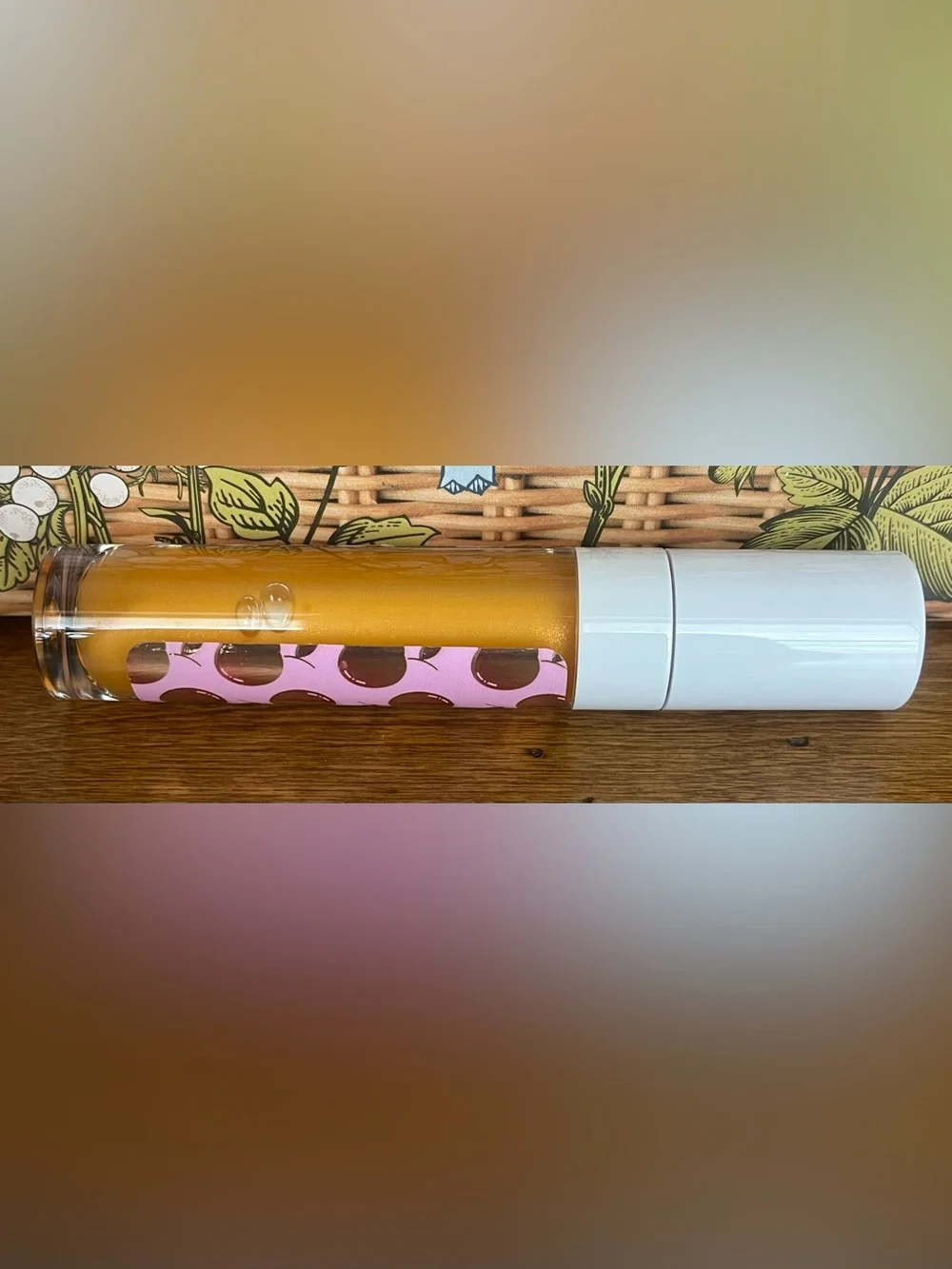 Aminnah Peach Nectar Lip Gloss — Full Size New in Packaging